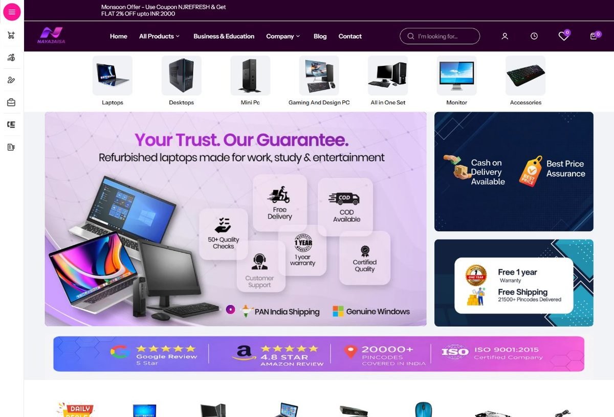 NayaJaisa Shopify store case study